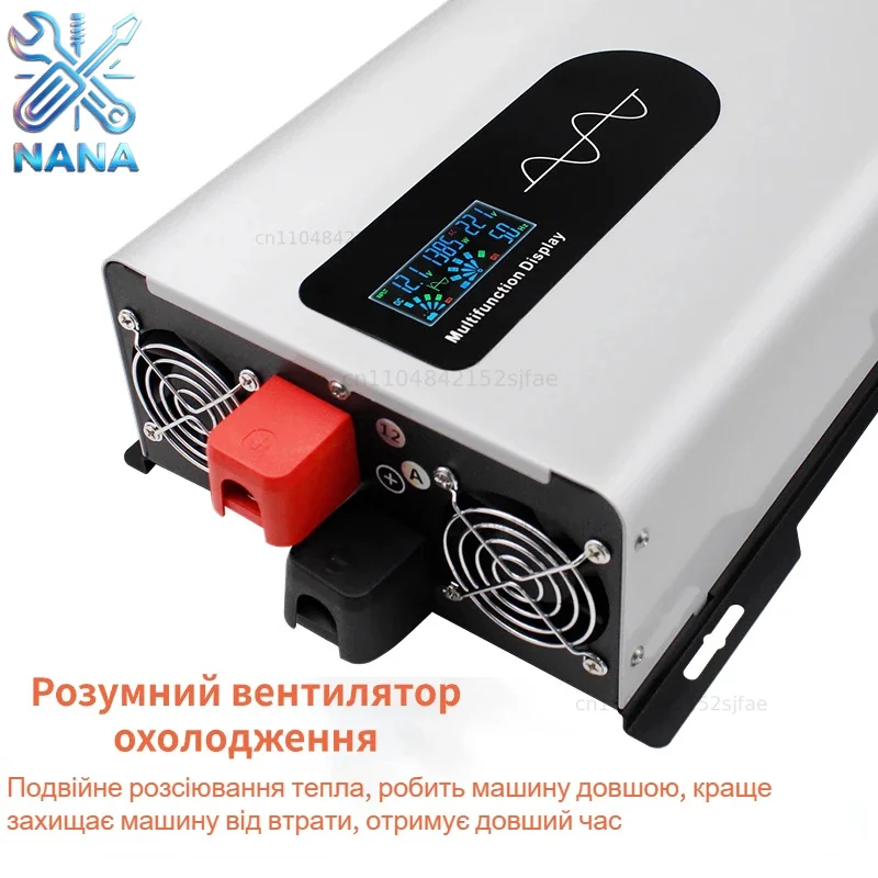 HOULI инвектор 12v в 220v 5000W 12v 220v чистий sinys 7000w инвертор 12 в 220 инвектор 12v 220v для дома