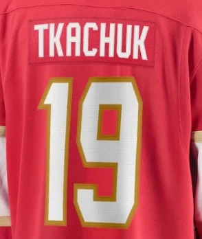 Maglie da hockey su ghiaccio di marca famosa Florida con uomini donne giovani ricamati personalizzati # 19 Tkachuk # 16 Barkov # 42 Forsling