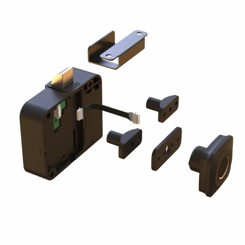 1 Set Fingerprint Lock Universal Keyless Cadeado Mini móveis inteligentes USB Antitheft Product Home Essentials para o escritório do agregado familiar