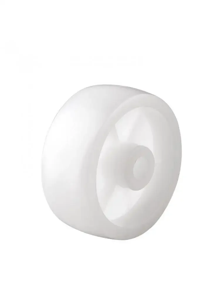 4 Pcs/Lot 2 Inch Caster Single Wheel Diameter 50mm Plastic Nylon Light White Pp Smooth