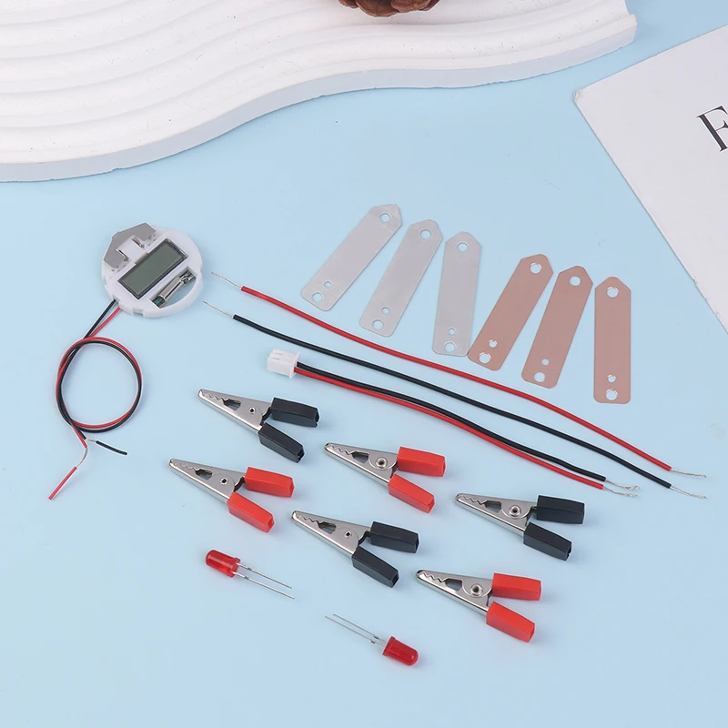 مجموعة علوم الطاقة الحيوية للأطفال ، المرح ، البطاطس ، الفاكهة ، تجارب الكهرباء ، الأطفال ، الطلاب ، التعلم ، لعبة علمية تصنعها بنفسك #5