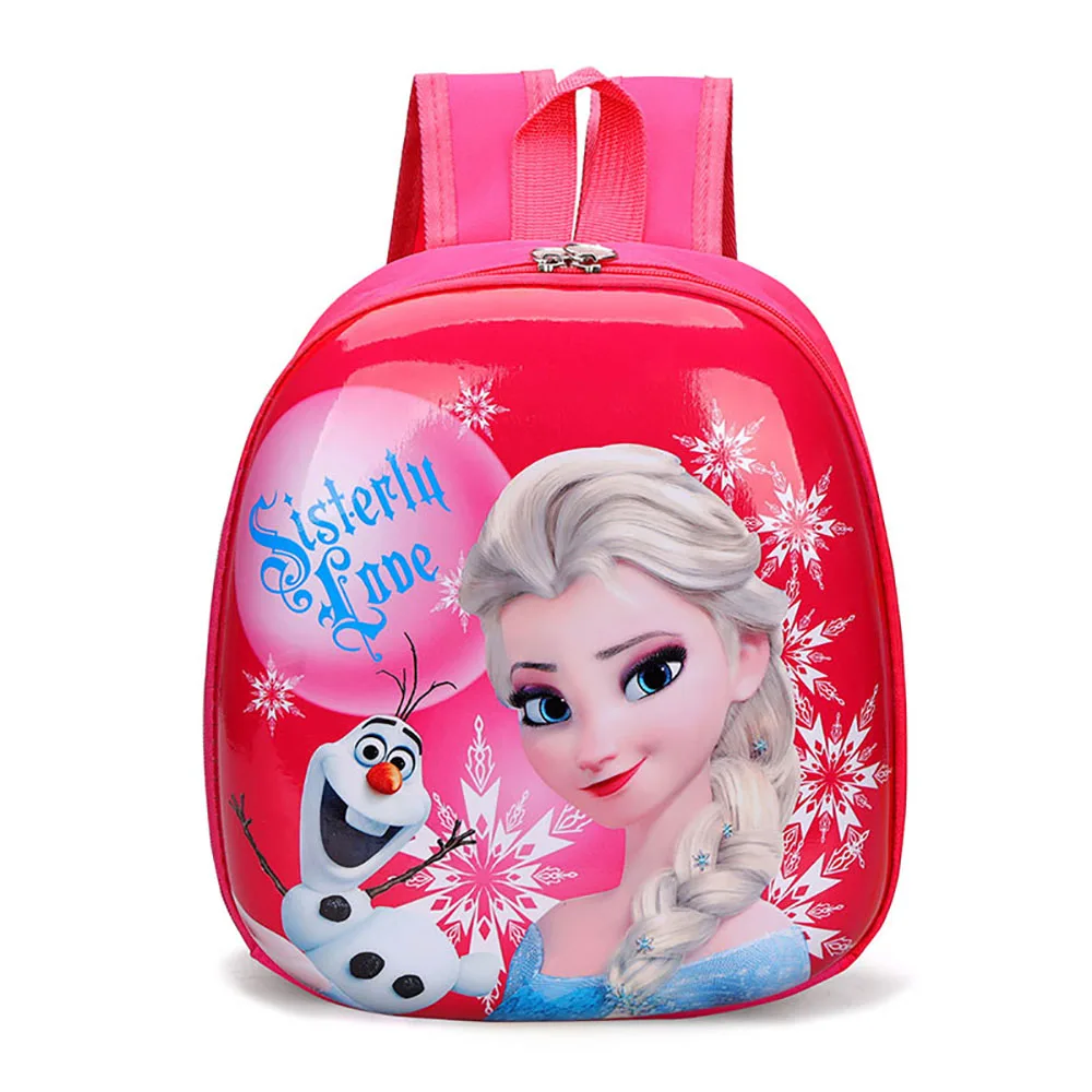 Disney Frozen Elsa Cartoon Backpack Children Cute Sofia Bag Hard Shell Waterproof High Capacity light and handy School Bag