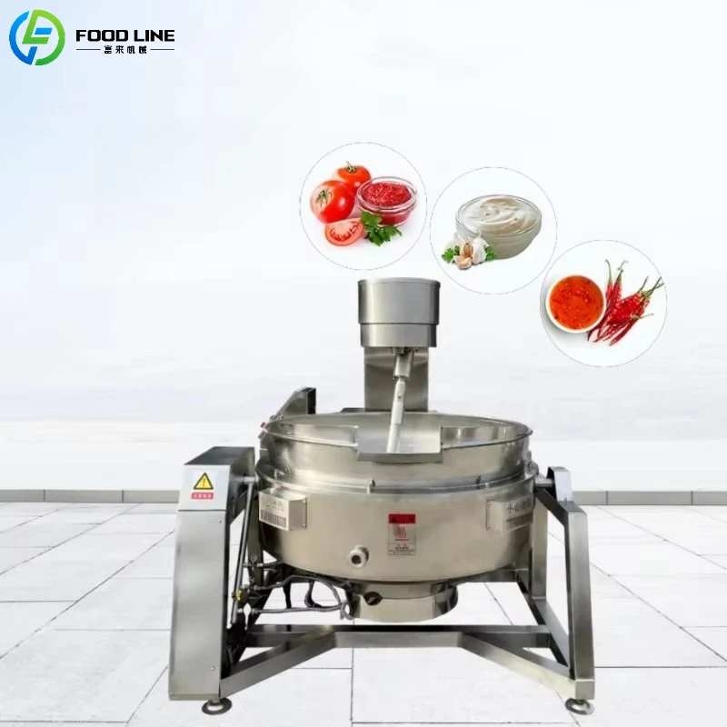 Smooth Handwheel Tilting Planetary Stirring Pot for Effortless Discharging of Food Sauces & Pastes