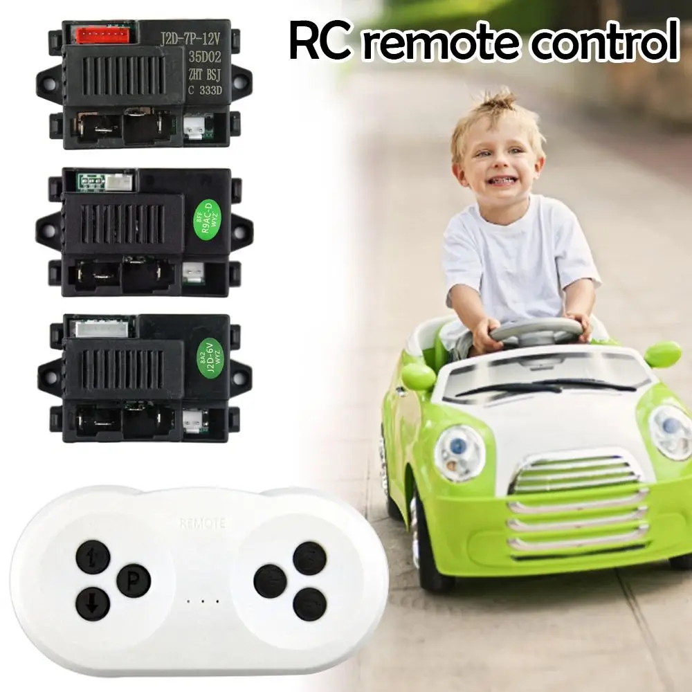 J2D-7P-12V Children\'s Electric Car Receiver 2.4G Bluetooth Smooth Start Remote Control 6V/12V Controller Children\'s Electric Car