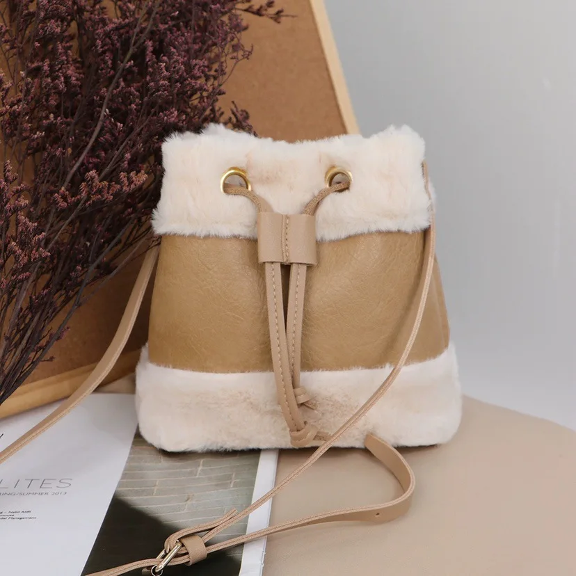 

Furry Urban mat Women's Buet Bag Crossbody Handbag Small Size Polyester Material Chinese Origin Fall Season