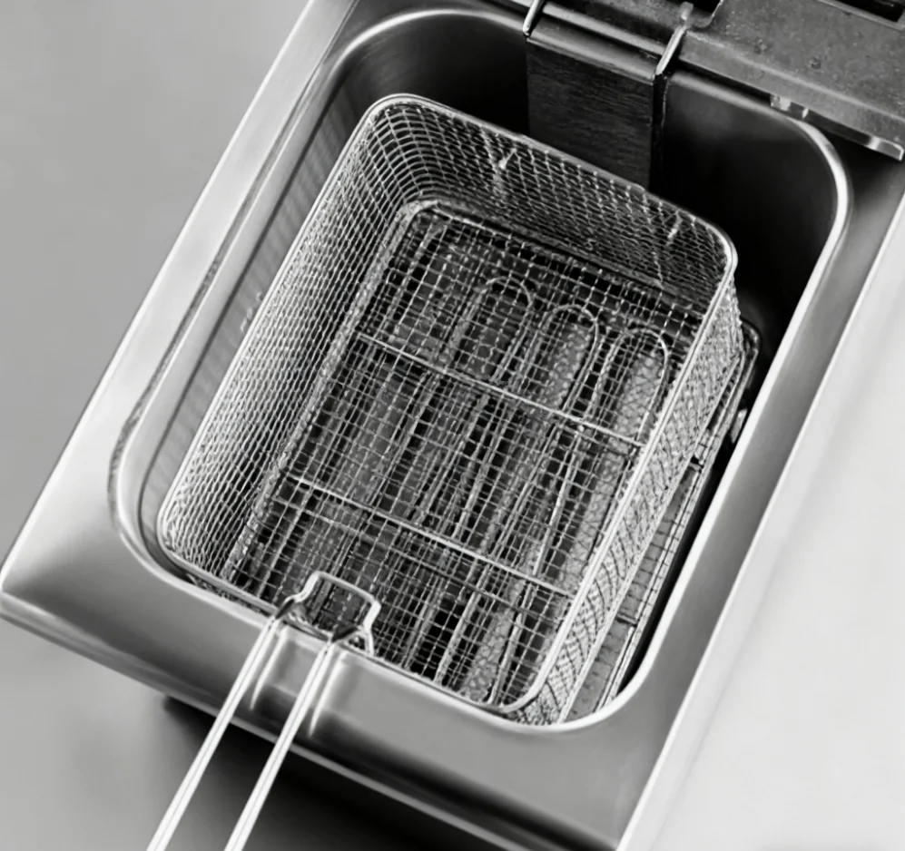 Reliable Commercial Grade Electric Stainless Steel Oil Drain Valve Corn Dog Fryer 3.25KW for Frying Potatoes/French 3