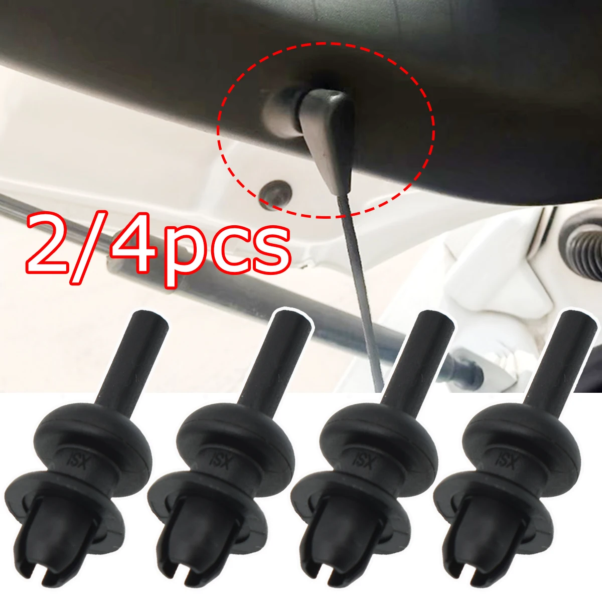 2/4x Car Rear Boot Trunk Parcel Shelf Cord Strap String Hanger Trim Clips 699218 FOR CITROEN SAXO C2 C3 C4 XSARA Picasso DS3 XM