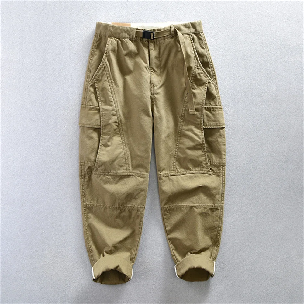 Spring Cargo Pants New High Quality Cotton Casual Men Pants Autumn Trousers Man Work Pants Men's Fashion Clothing Male Trousers
