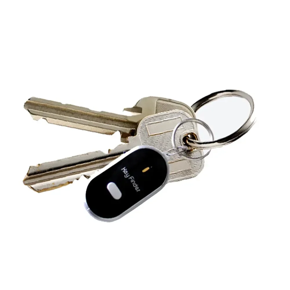 Lanterna LED com controle remoto som chaveiro perda localizador bip e flash som de procura de chaves perdidas apito