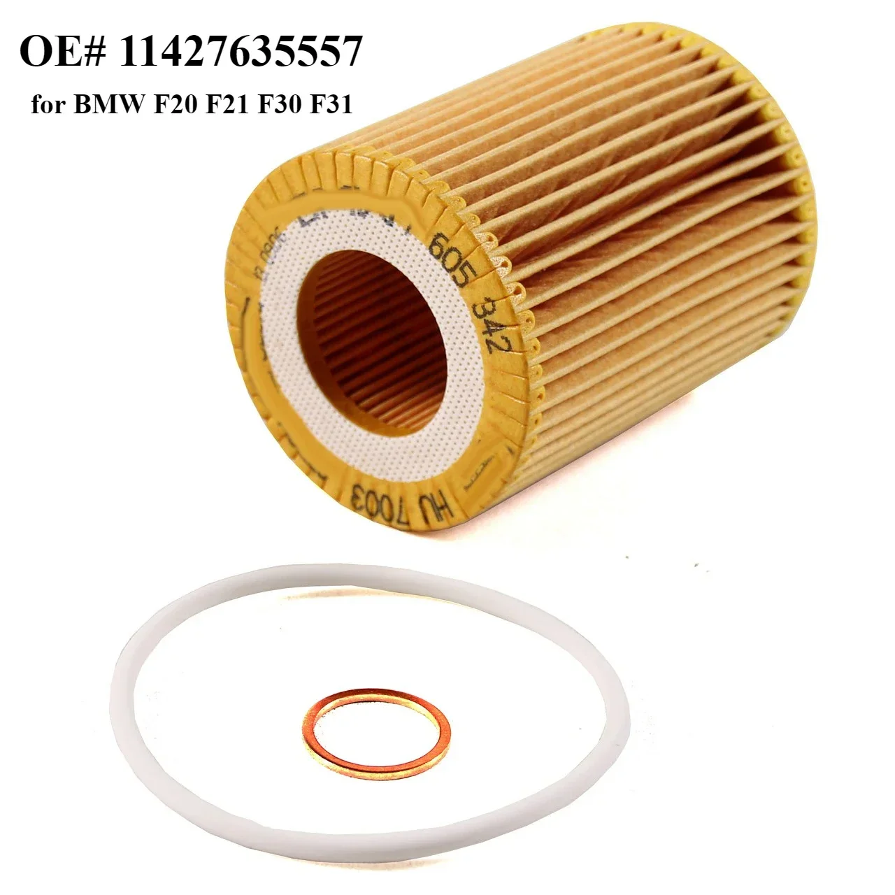 

genuine oil filter for BMW F20 F21 F30 F31 1 series and 3 series 11427635557 HU7003x OX 825D 11427611969 11427605342