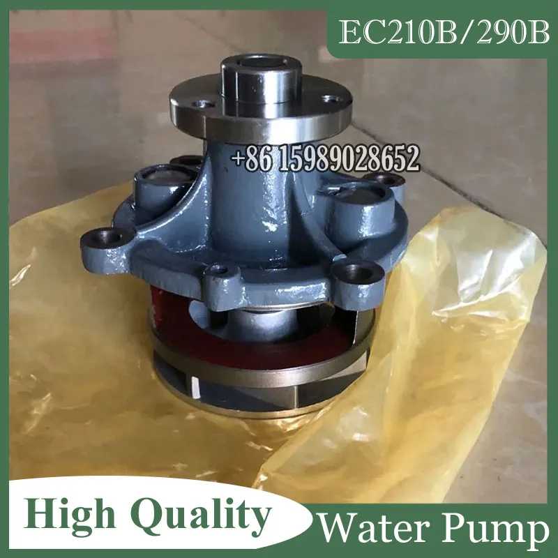 EC210B EC290B D6D Coolant Pump 21247955 21404502 Water Pump For Excavator Engine Parts