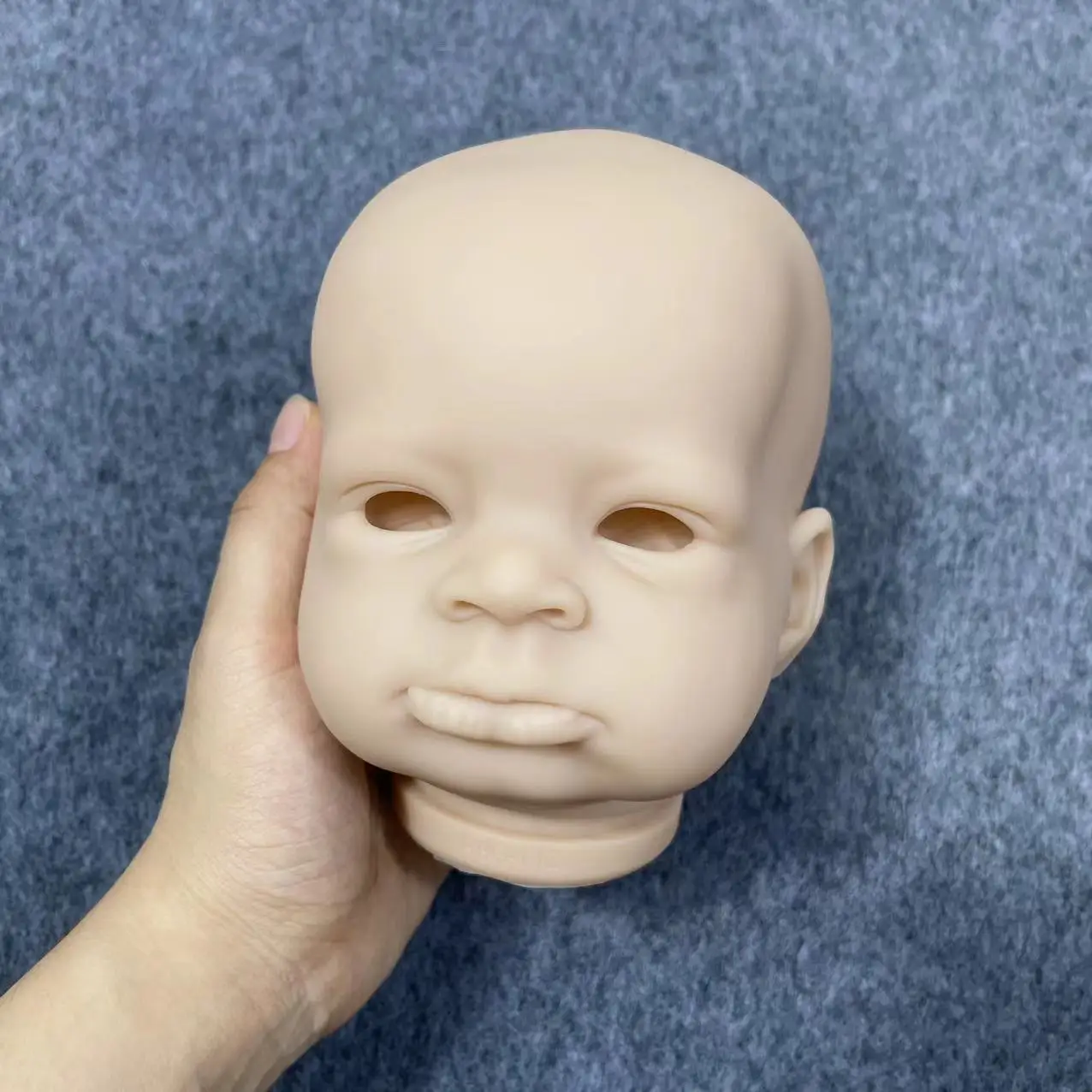 20 Inches Reborn Baby Doll Kits Lanny New Face Realistic DIY Unfinished Unpainted Vinyl Dolls Parts Reborn Baby Doll Mold