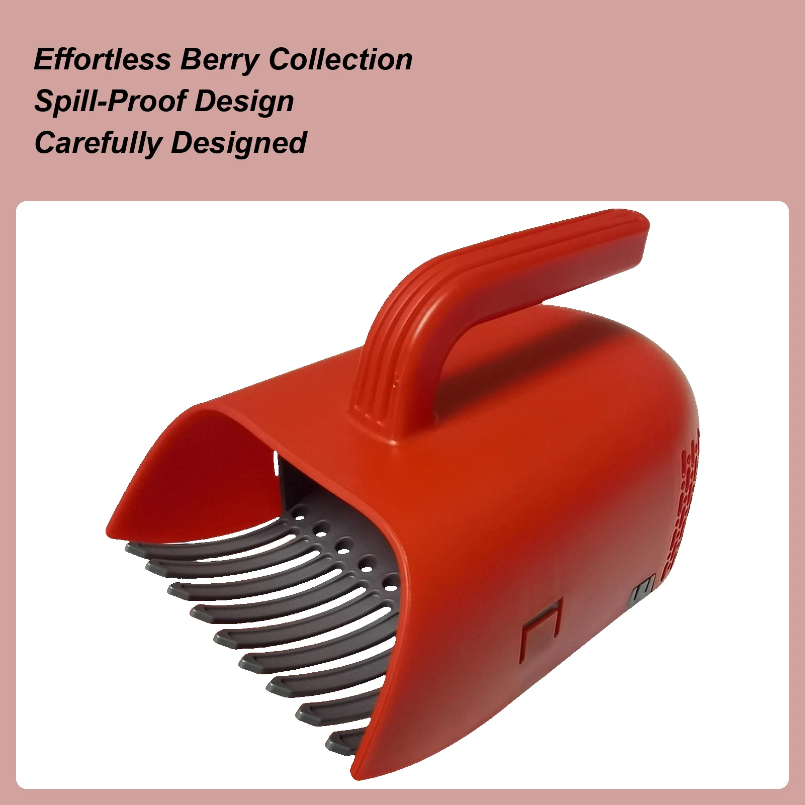 

Ягодный сборщик Вишни с эргономичной ручкой и расческой, совок для черничных грабли для сбора урожая, листьев, посадки газонных деревьев