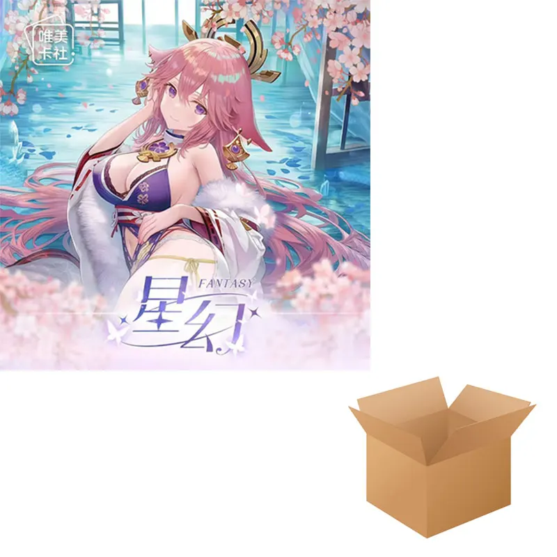 Goddess Story Cards Booster Box Wholesale Weimei Kashe Fantasy1case Tcg Board Party Games Playing Anime Cards