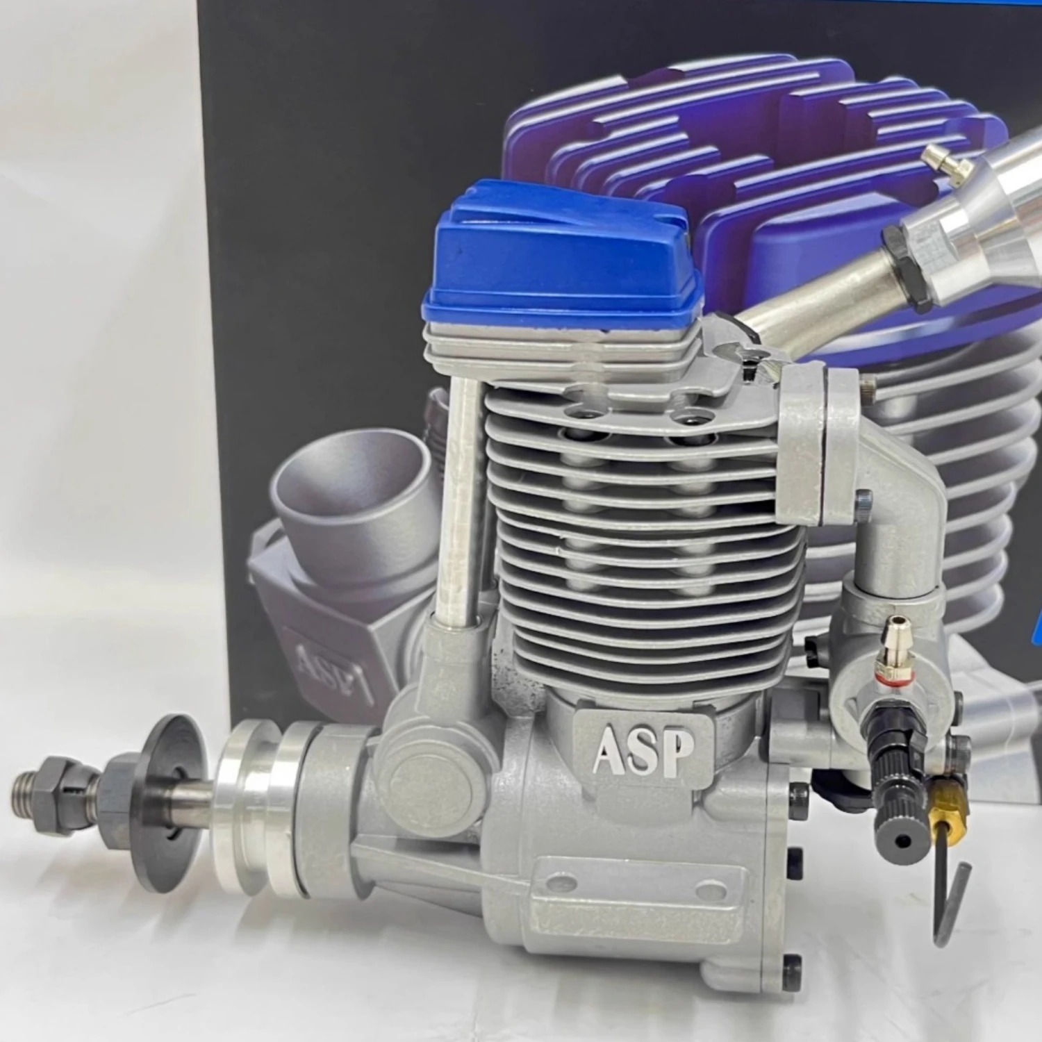 ASP FS70AR Modelo de motor de metanol de grado 70 Metal 11.5CC Motor de cuatro tiempos Adecuado para aviones modelo de aviones de ala fija