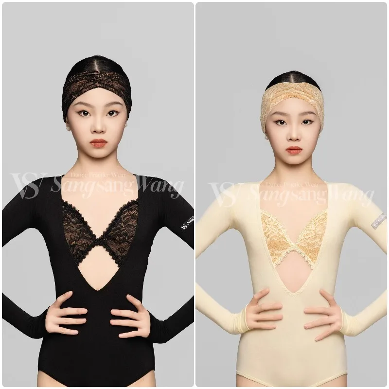 

Новое весеннее платье для латиноамериканских танцев для девочек-подростков, высококачественное, с асимметричной юбкой с оборками и элементами пэчворка, для тренировок.