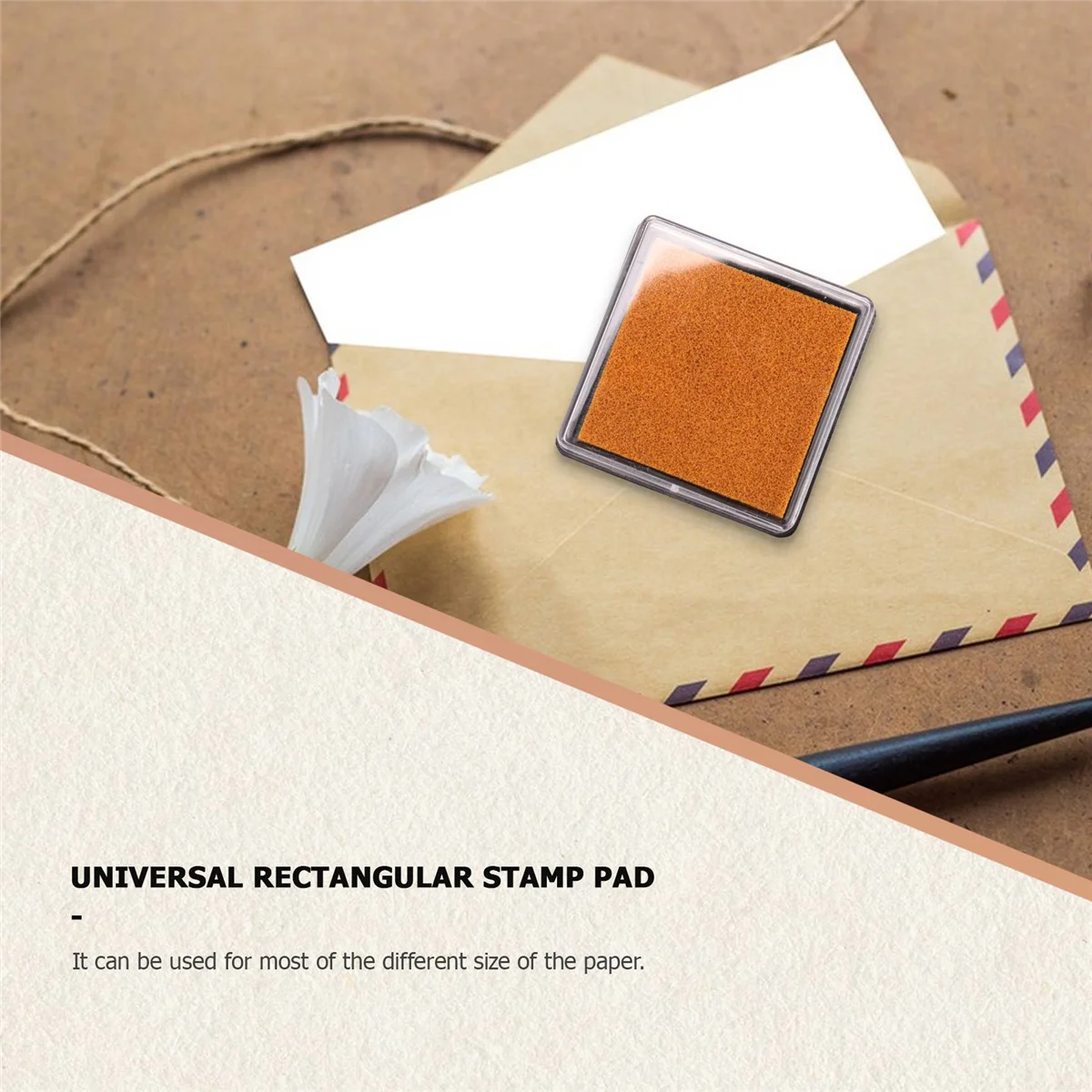 Ink pad stamp pad for wedding letter Document gold