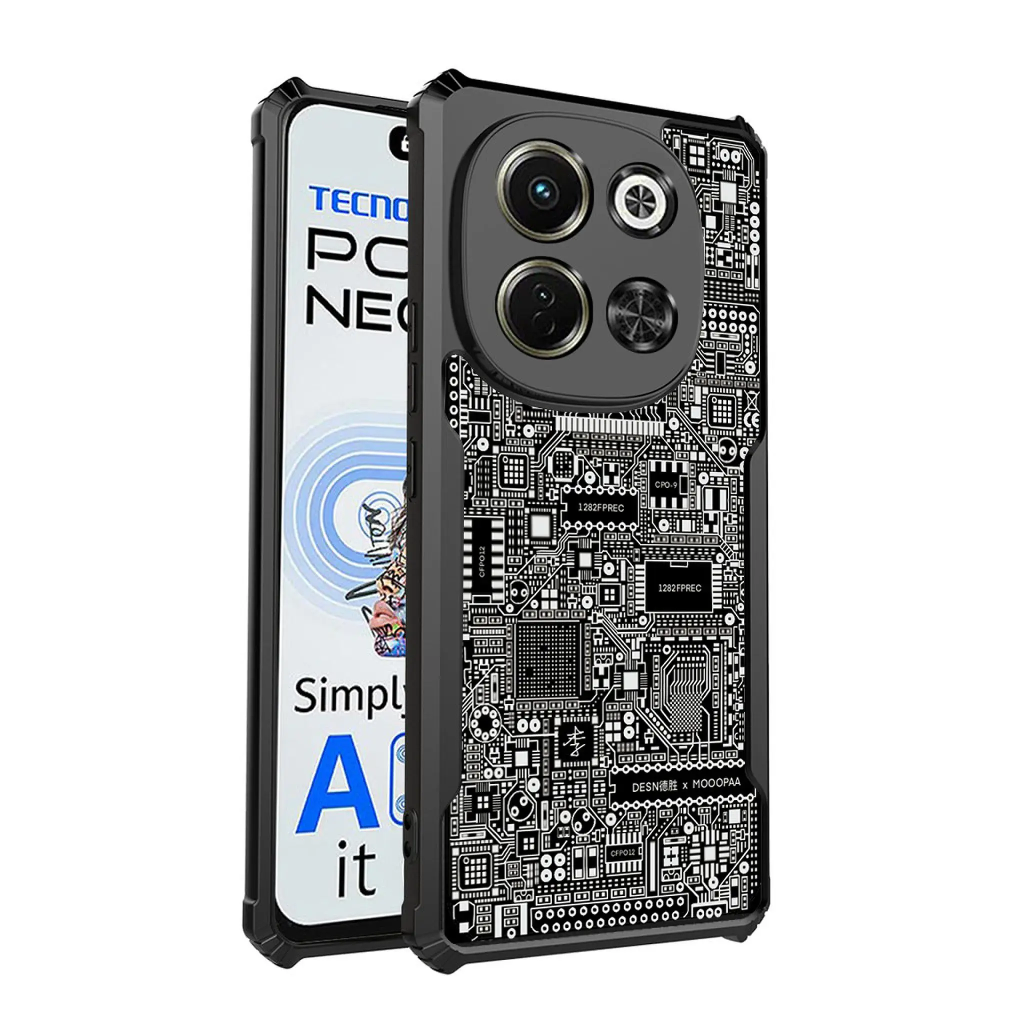 غلاف الهاتف لـ Tecno Spark 40 30 40C 30C 40 Pro Plus 30 Pro 5G حافظة شفافة رفيعة للغاية من الأكريليك غطاء حماية من السقوط L02-L09 #5