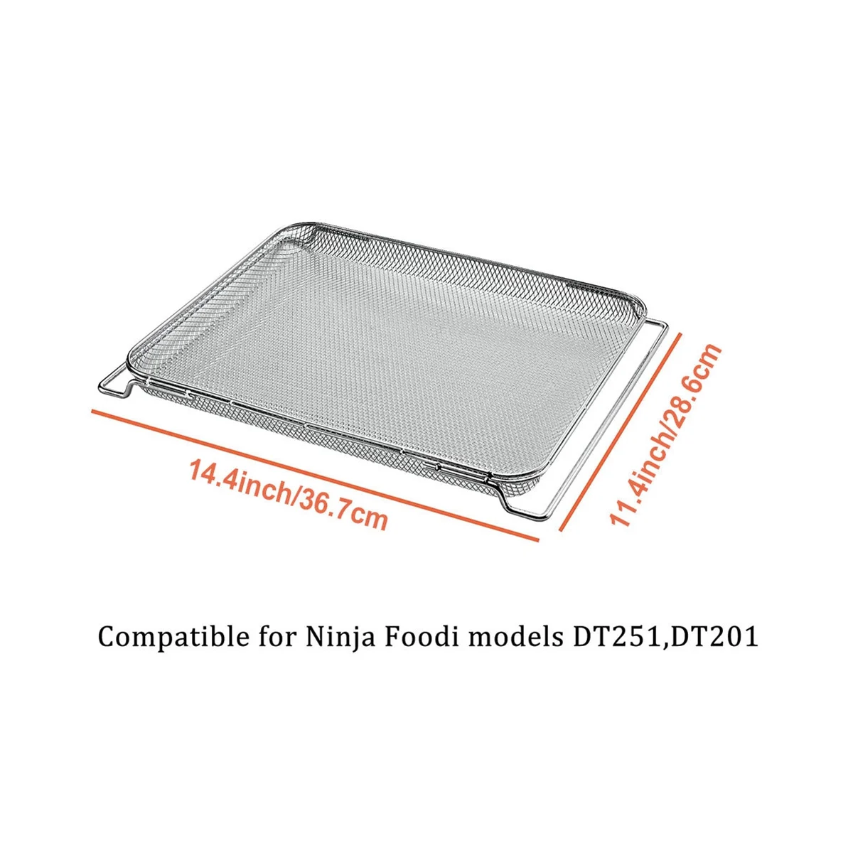 Replacement Air Fry Basket for Ninja Foodi DT251 DT201 DT200 Oven,Stainless Steel Oven Accessories