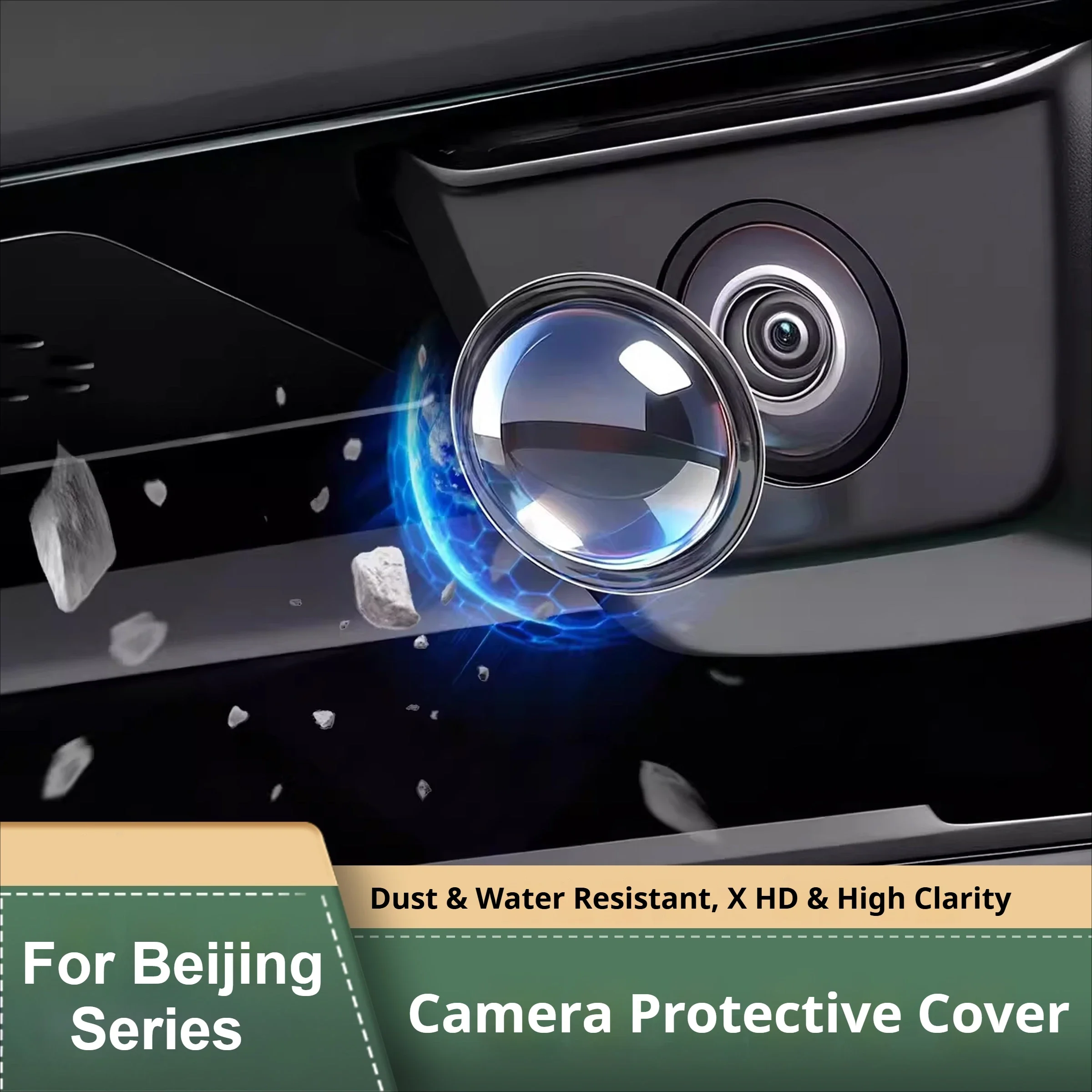 For Baic Beijing X55 X7 BJ30 BJ60 Upgrade Car Dedicated Camera Protection Cover 360° Panoramic Camera Lens Protective Accessory