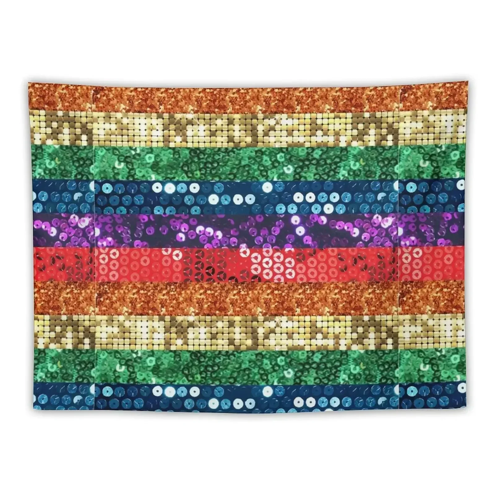 

sequin print pride flag Tapestry Aesthetic Room Decors Room Aesthetic Tapestry