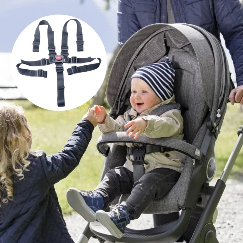 Reisefreundlicher Baby-Kinderwagen-Sicherheitsgurt, faltbarer Baby-Sicherheitsgurt, leichter Kinderwagen-Sicherheitsgurt für