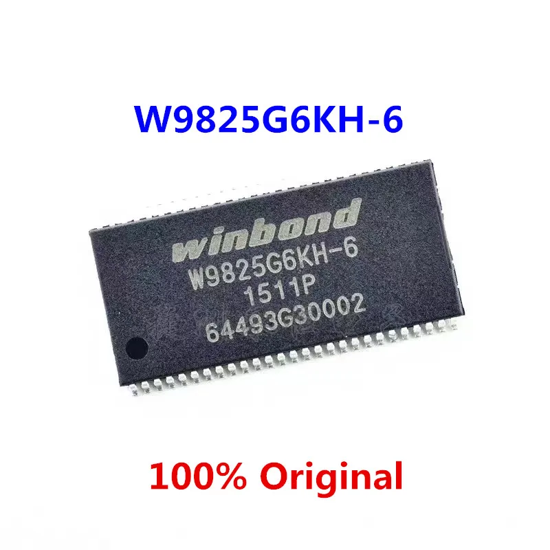 2-5Pcs 100% New Original W9825G6KH-6 W9825G6KH-6I TSOP54 W9425G6KH-5 TSOP66 SDRAM Brand new chips ic