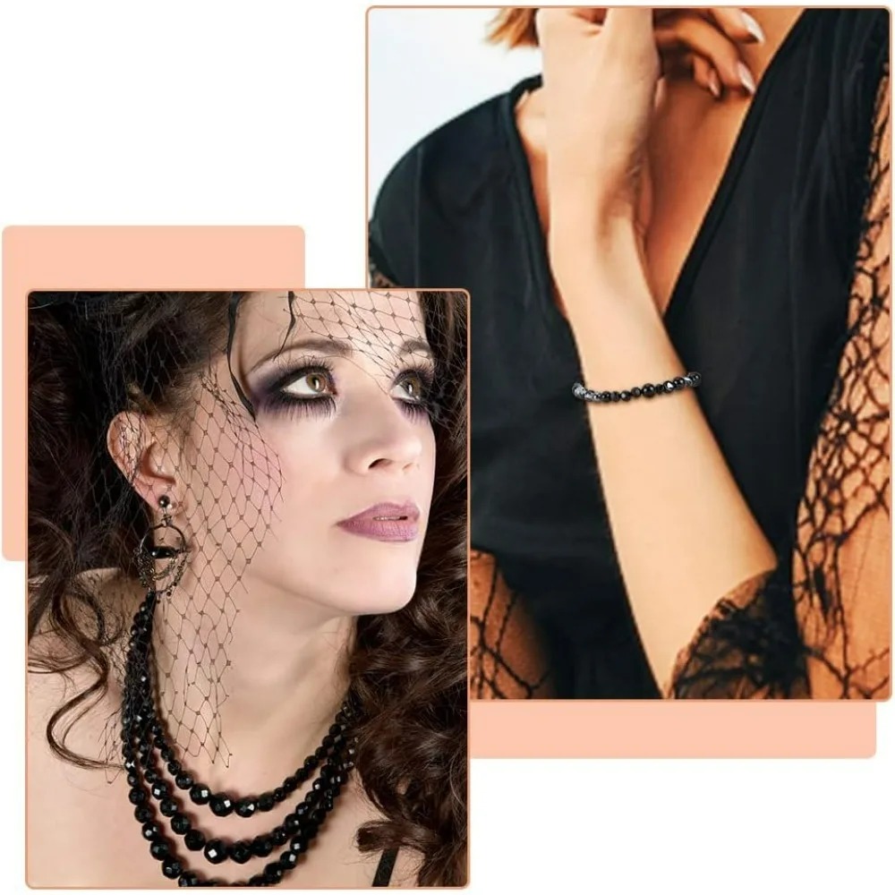 300 قطعة 8 مللي متر الخرز الزجاجي الأسود 15 لون خرز سوار الرخام فضفاض الخرز فرقعة الخبز رسمت حبة الفواصل للرجال صنع عدة #5