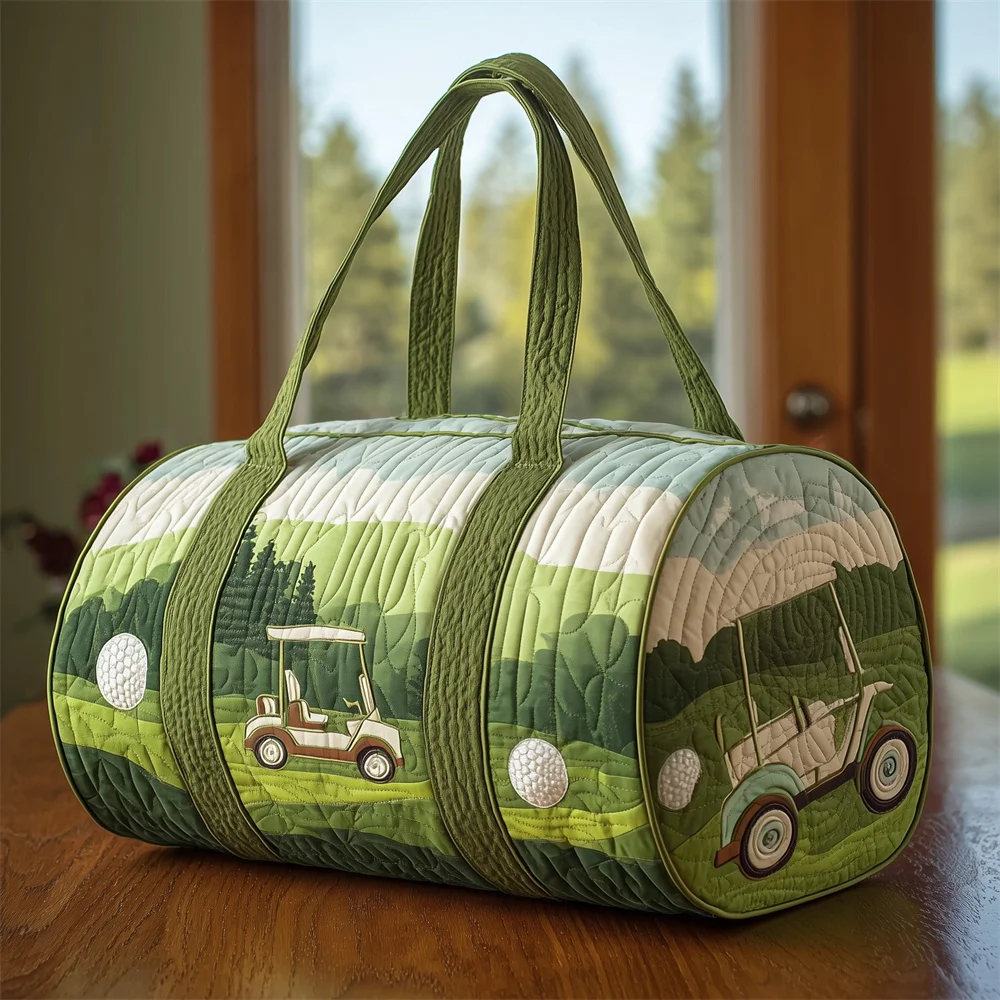 

Non Embroidered Quilted Craft Travel Handbag, Women's Leisure Shopping Handbag