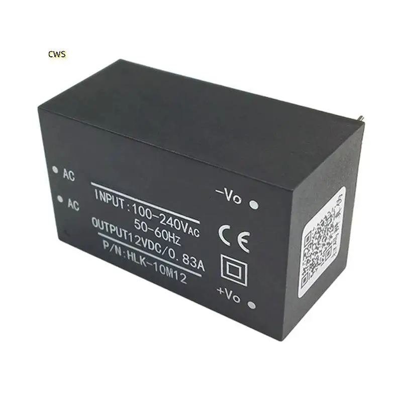 5 قطعة AC-DC وحدة امدادات الطاقة التيار المتناوب تيار مستمر محول 220 فولت إلى 12 فولت 10 واط التيار المتناوب تيار مستمر وحدة الطاقة HLK-10M12