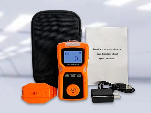Rechargeable Personal Security Alarm O3 Ozone Gas Detector Industrial Usage Oxygen Measurement Device Ex Certificate LCD Display
