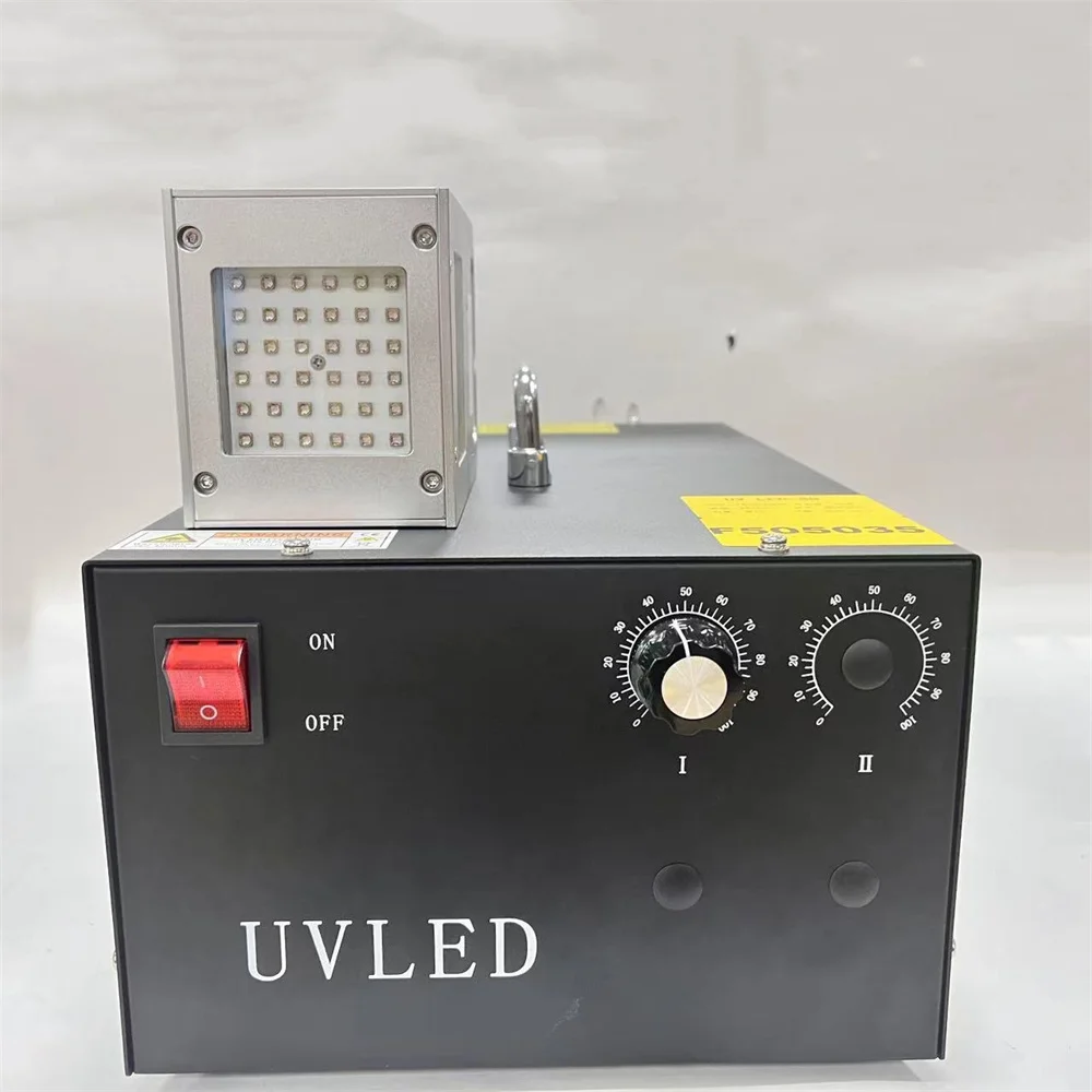 

Air Cooled Ultraviolet Lamps Curing System 50*50mm 395nm Uv Led Lamp UV Resin/PCB Green Oil/UV Ink/UV Glue/UV Paint Cure