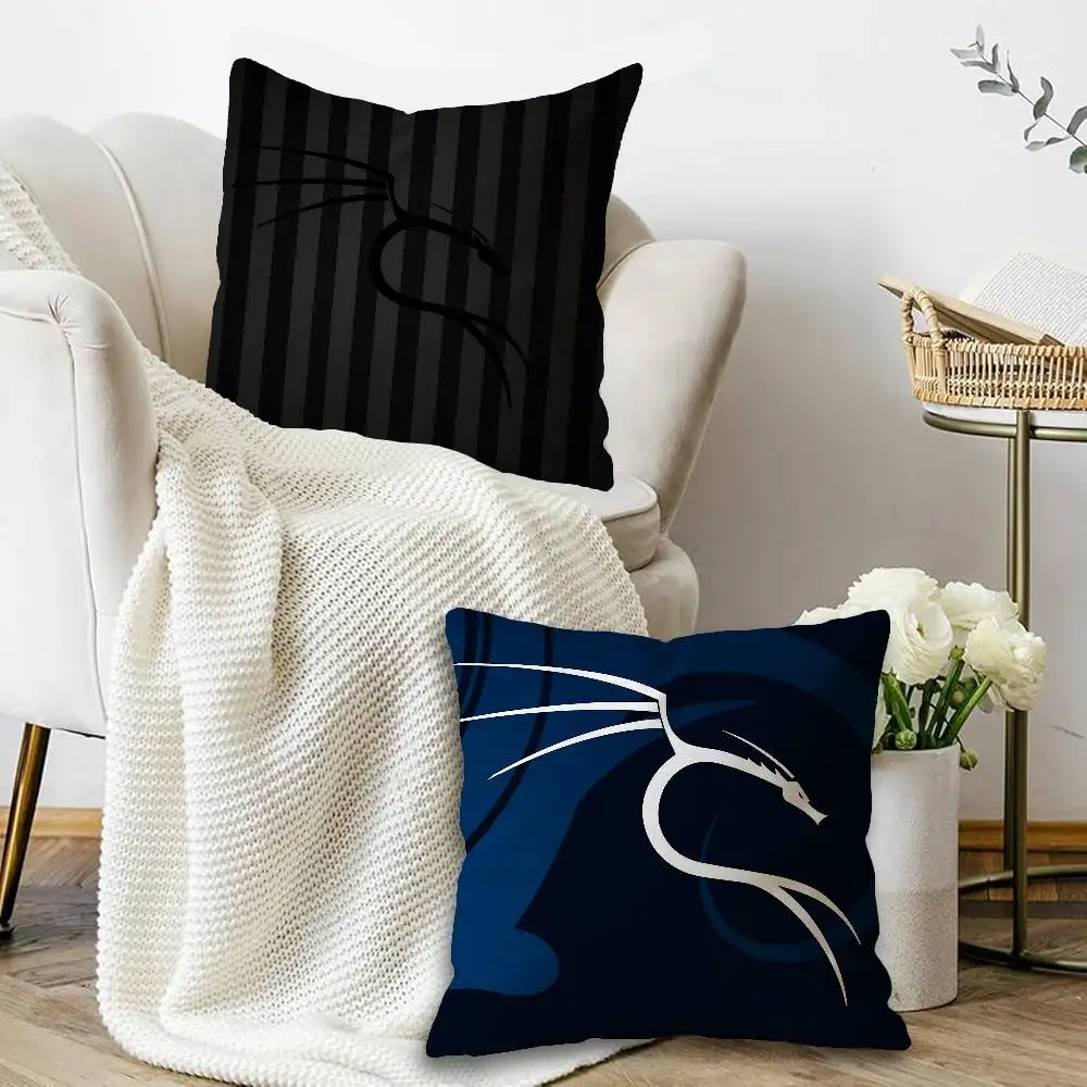 K-Kali Linux Pillow Gift Home Office Decoration Pillow Bedroom Sofa Car Cushion CoverPillow Case