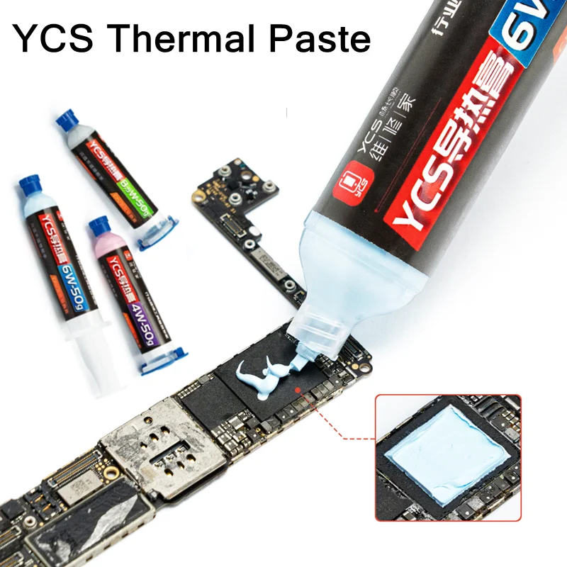 YCS 50g CPU Cooling Thermal Paste for Mobile Phone Motherboard Welding Repair CPU Heating Dissipation Thermal Grease Flux