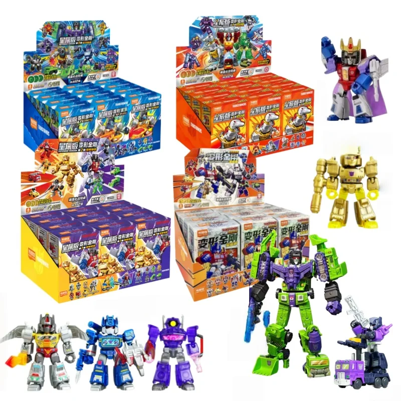 

Bruco Original Transformers Animated Movie Building Man Starlight Battle Bumblebee Red Spider Movable Model Character Boy Gift