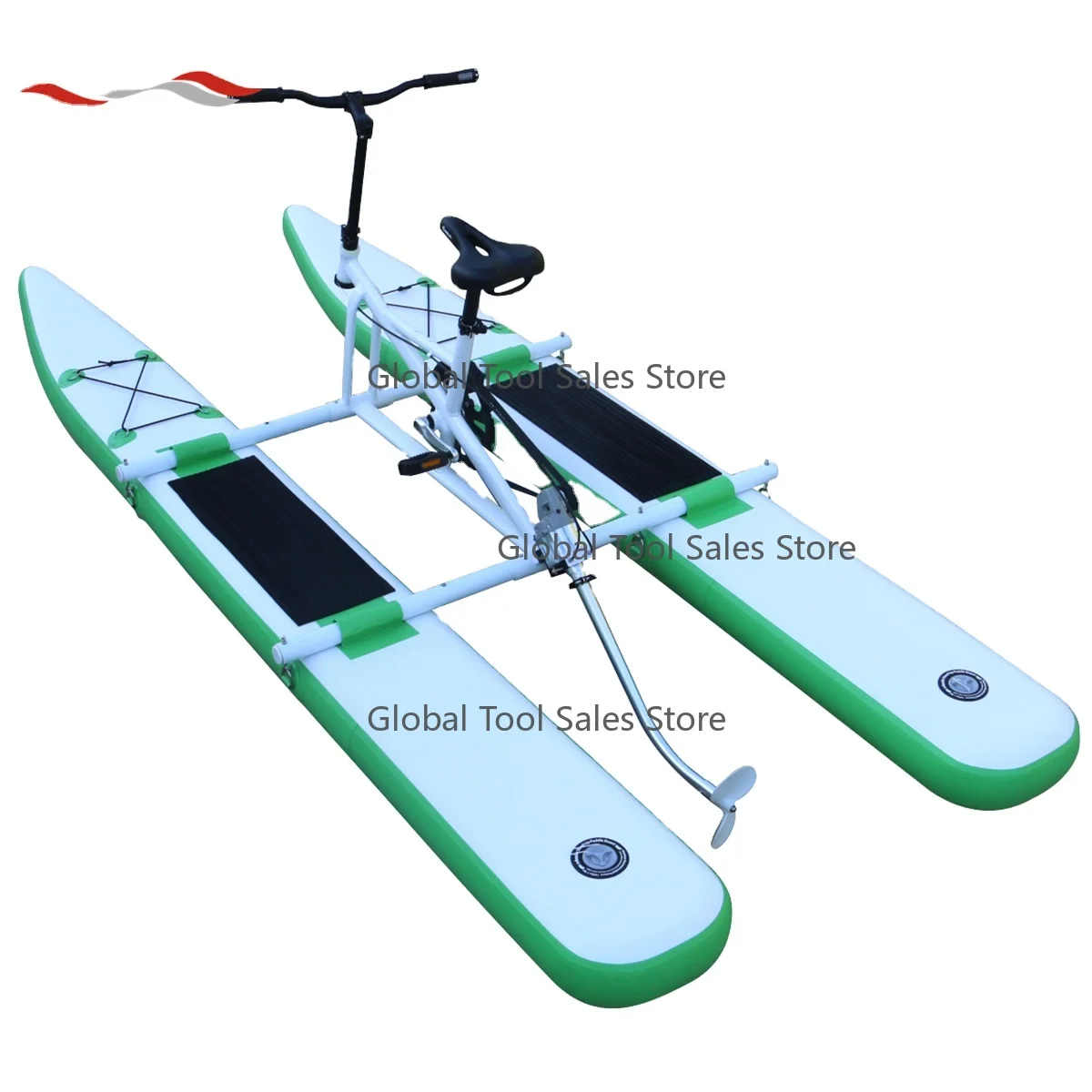 

Havospark Croco-1 New Type Safe and Stable Inflatable Water Bike with PVC & Aluminum Frame 120kg Capacity