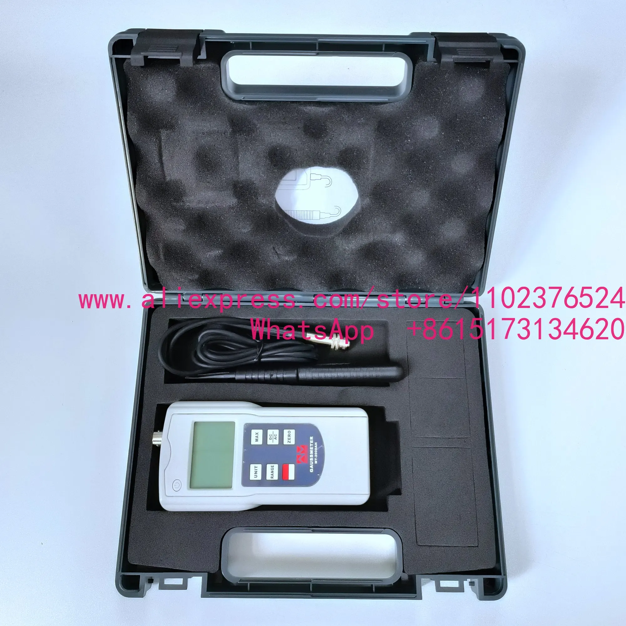 MT-200D DC Gaussimeter Electronic Gaussimeter Magnetometer 0-2000 gs
