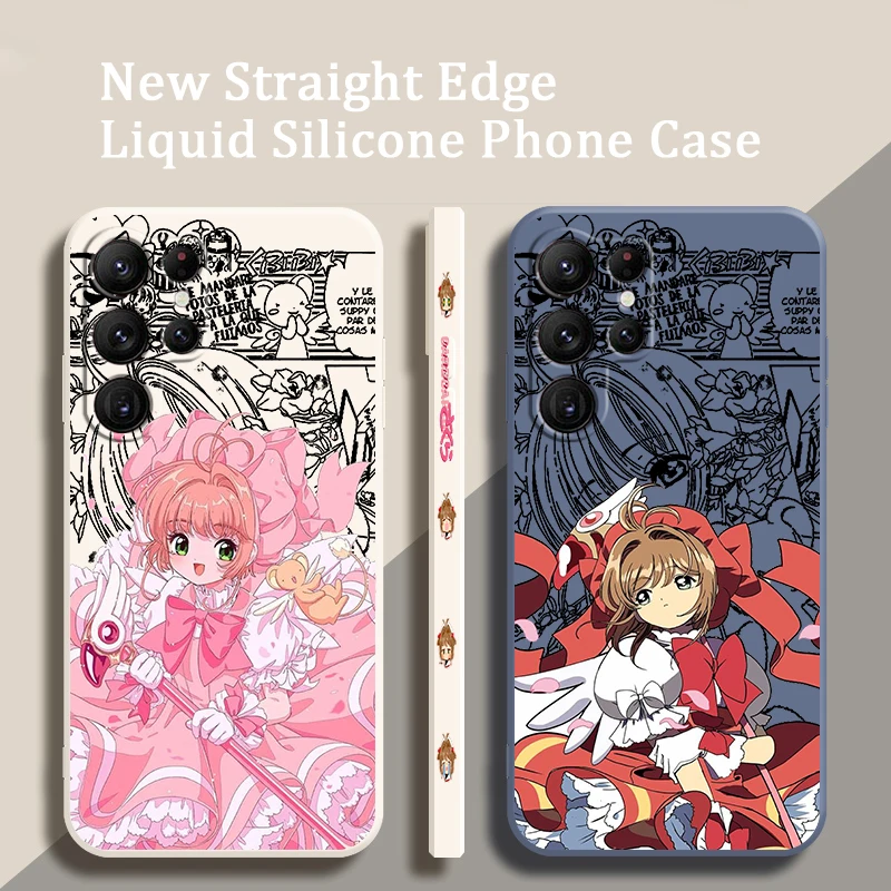 일본 애니메이션 벚꽃 디자인 소프트 폰 케이스 이미지