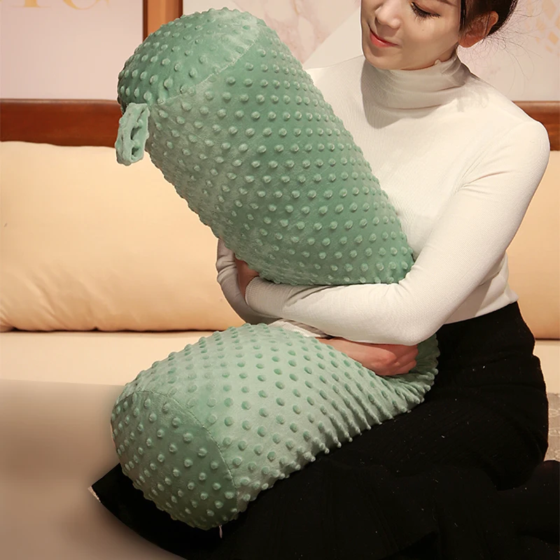 

Round Long Body Pillow Case Velvet Fabric Bed Sofa Couch Seat Waist Pillowcase Leg Back Neck Bolster Cushion Cover No Fillings