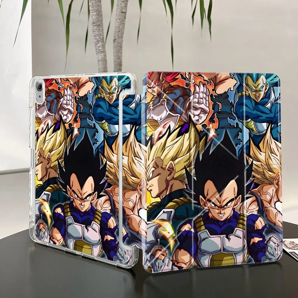 Tablet Case For Samsung Galaxy Tab S9 Plus S7 FE S10 Lite S8 A8 A11 A9 Plus With Pen Slot Cover Dragon Ball Vegeta