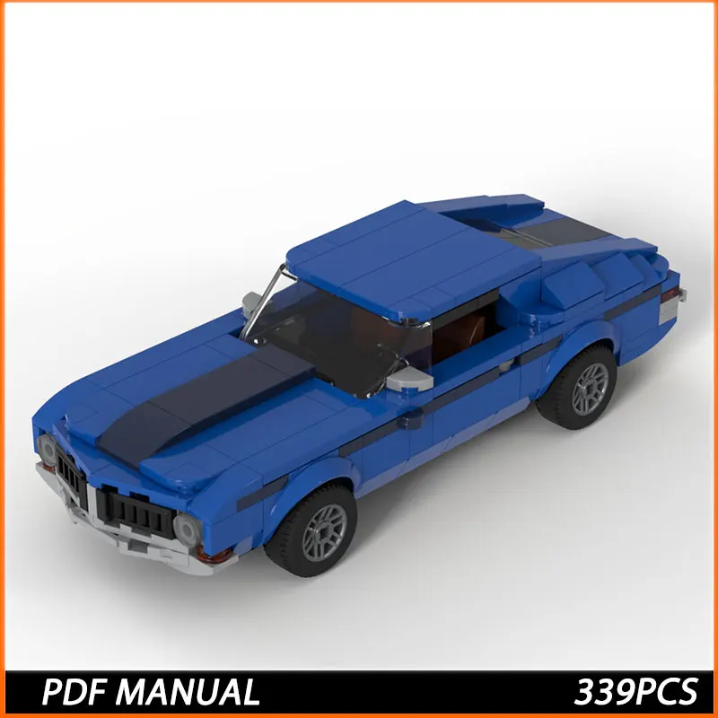 

Конструктор MOC: Модель маленького спортивного седана, развивающая игрушка для детей, подарок на День рождения, Рождество, Новый год, 339 деталей