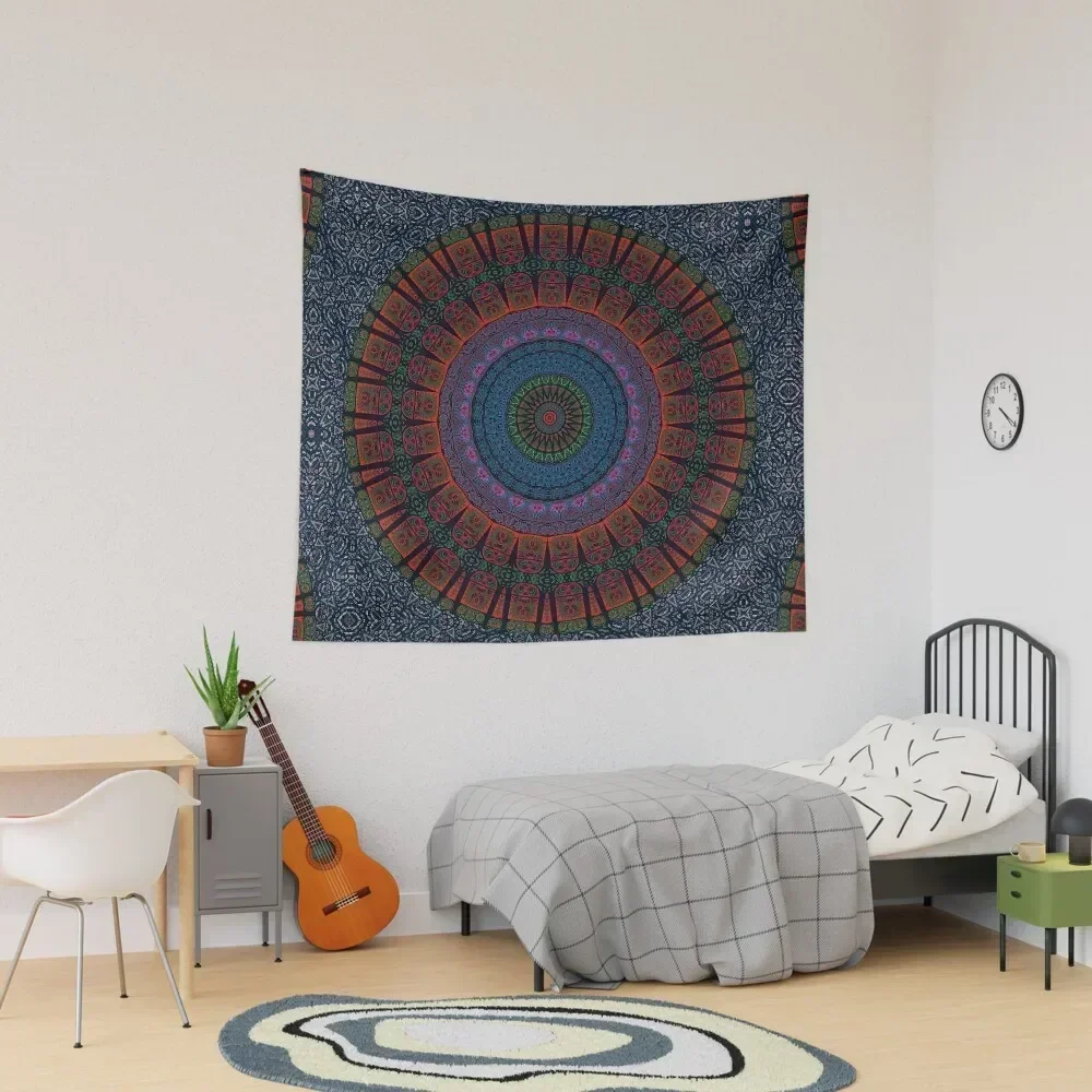 

Night Garden | Indian Mandala Tapestry Room Design Aesthetic Room Decorations Tapestry