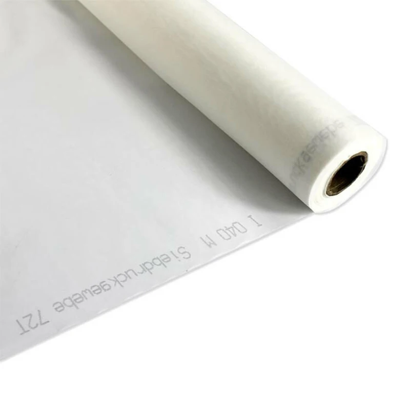 Plain White Silk Screen 2.7 Meters 110 Mesh x 63