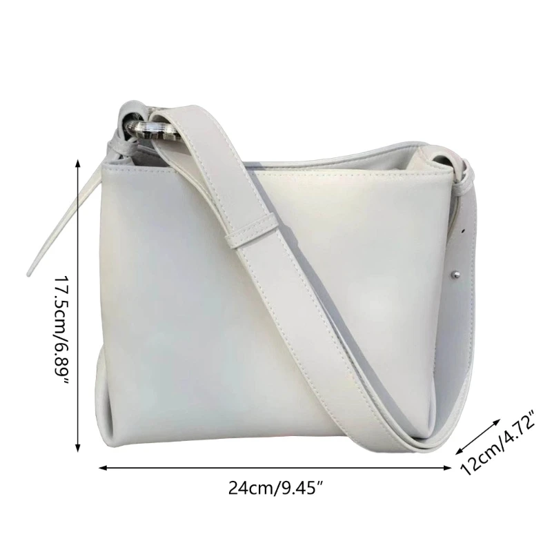 Stylish Square Casual Shoulder Bag Solid Color Crossbody Bag Handbag for Women