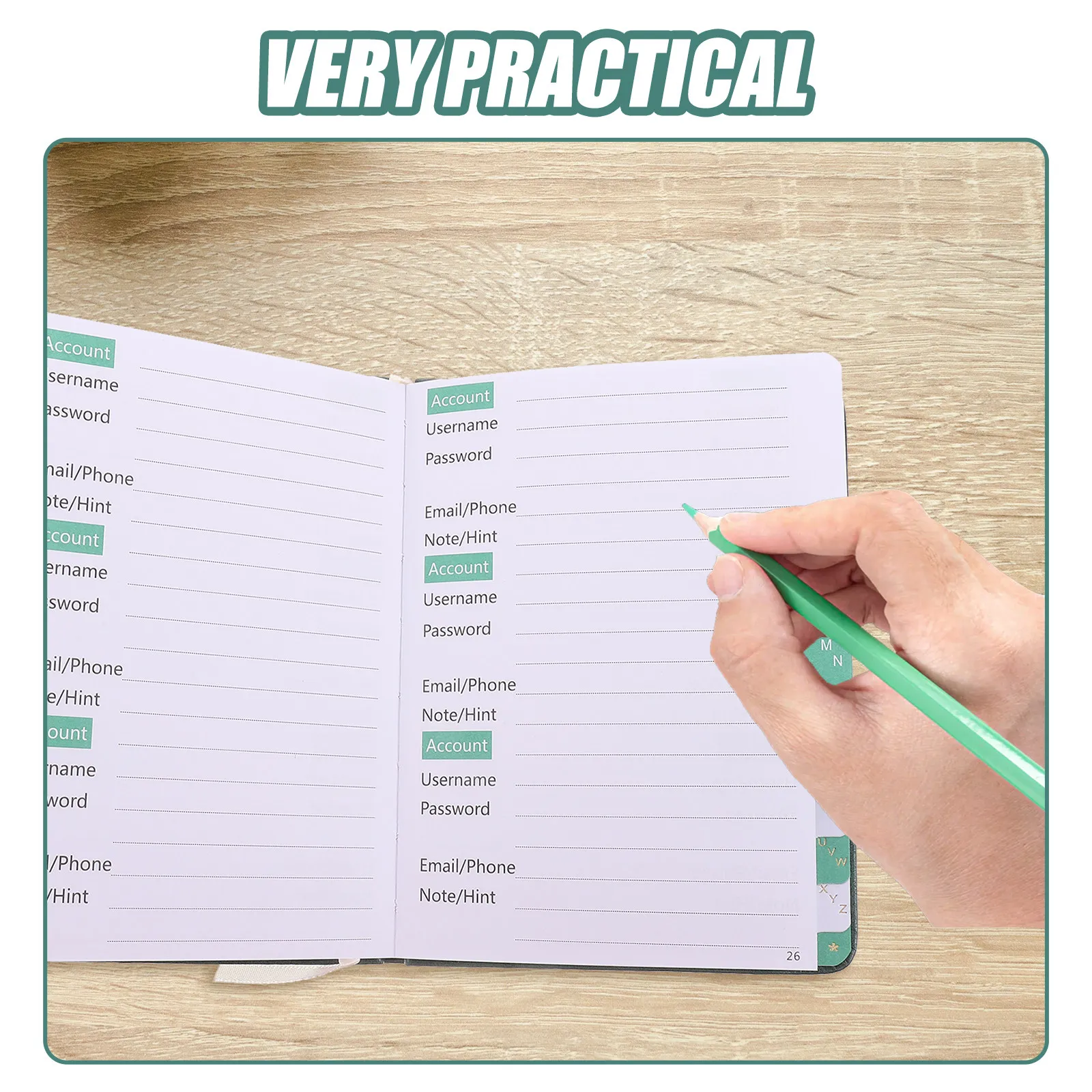 Small Address Book Portable Mi - Home Office Phone Number recension och pris