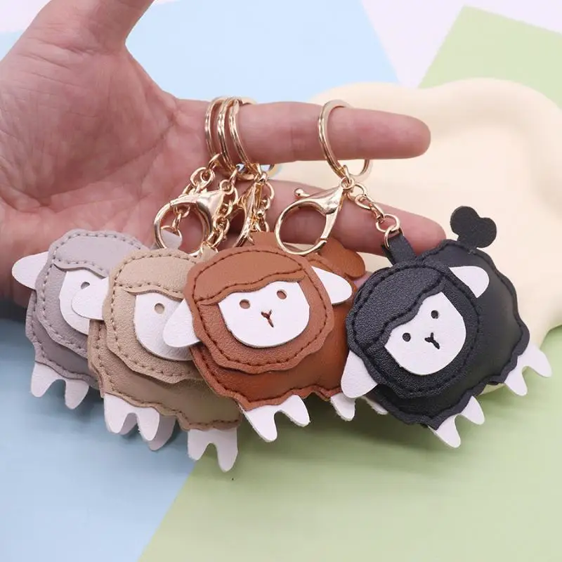 1 Stück Schlüsselanhänger für Damen und Kinder, Accessoire, Anhänger, Geschenk, niedlicher weißer Schaf-Schlüsselanhänger, hochwertiger Schlüsselring aus Metall und Zinklegierung – Detail 7