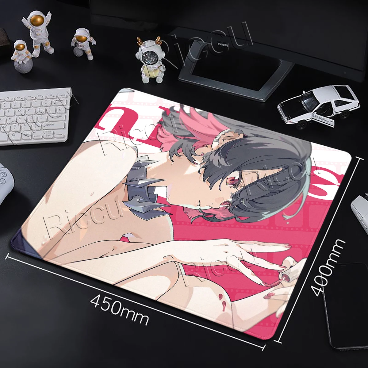 Mouse Pad Pequeno Zenless Zone Zero ZZZ Ellen Jane Nicole Koleda Lycaon, Acessórios para PC, Tapete de Mesa para Escritório, Mousepad Gamer