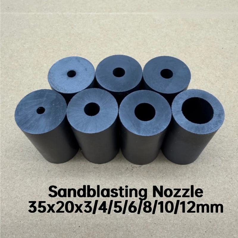 35x20mm Boron Carbide Air Sandblasting Nozzle / Replacement Sand Blaster Accessories Tip