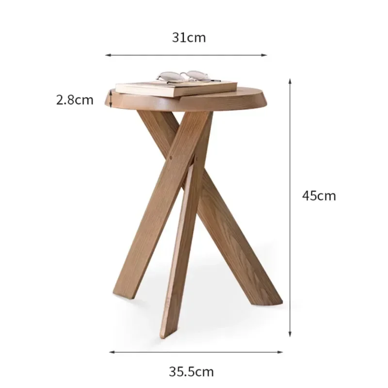 Nordic minimalista mesa de centro madeira maciça sala estar mesas laterais multifuncional sala versátil cena móveis para casa