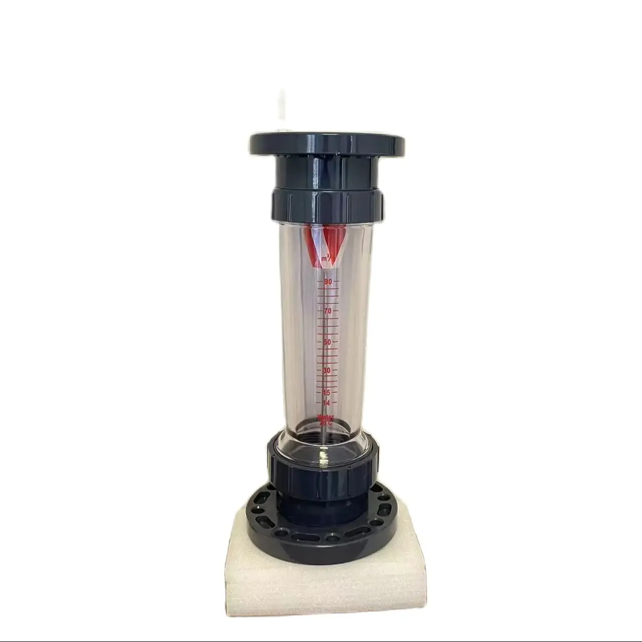 Plastic Tubular Rotor LZS-50 Float Liquid Water Flowmeter Tube Type